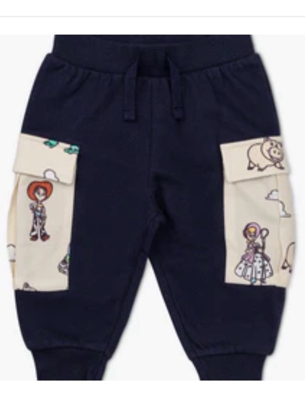 Monica + Andy Toy Story Cargo Joggers 2T Navy Blue